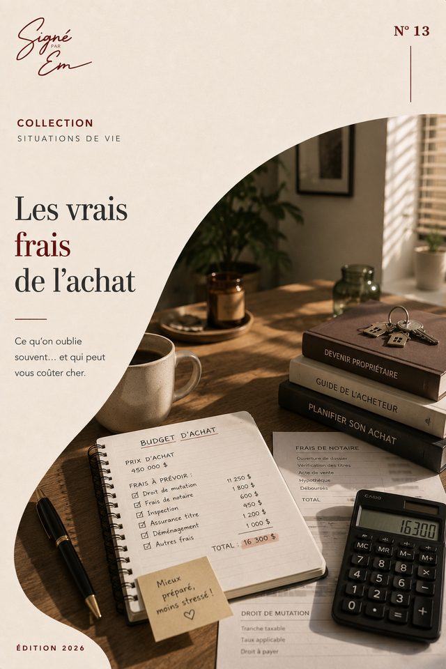 Couverture — Les vrais frais de l'achat