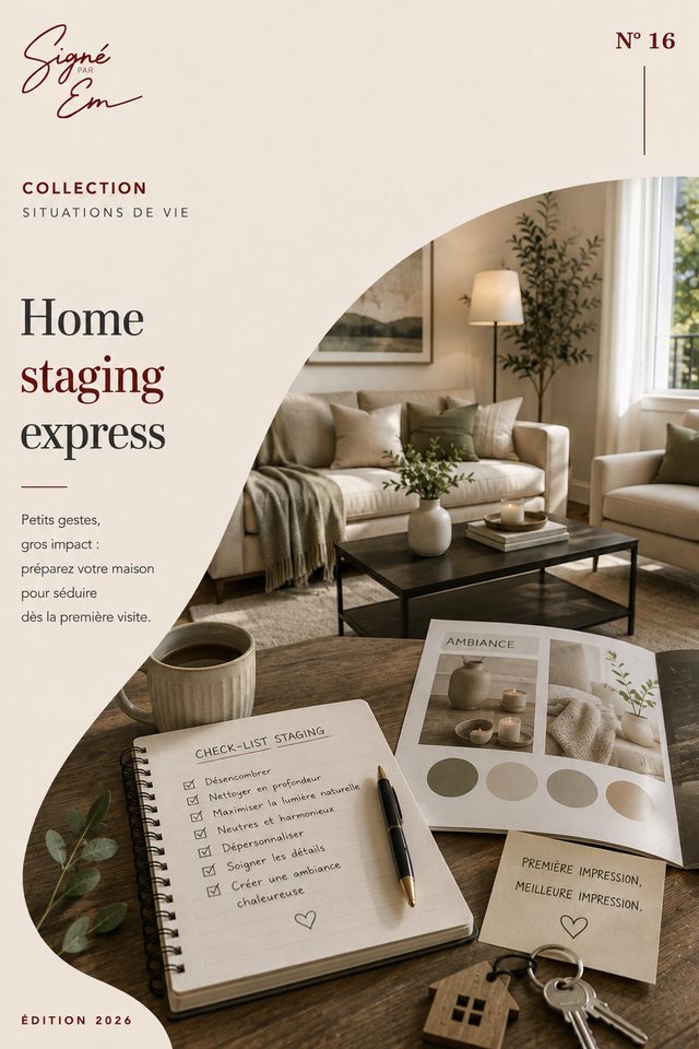 Couverture — Home staging express