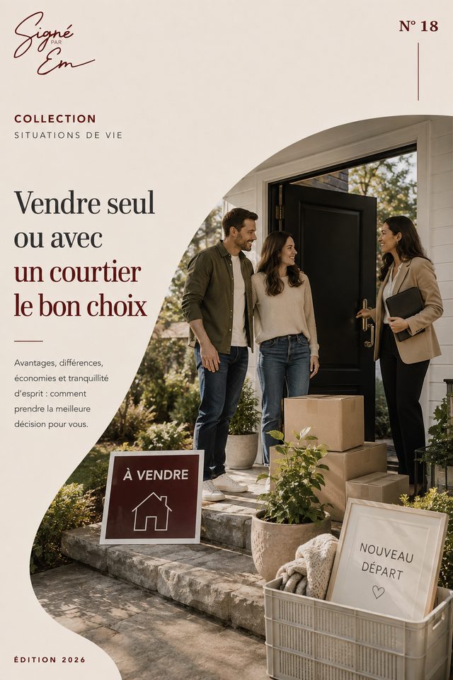 Couverture — Vendre seul ou avec un courtier