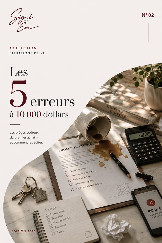 Couverture — Les 5 erreurs à 10 000 $