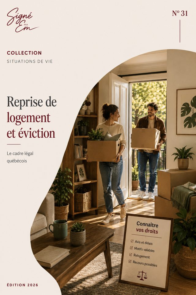 Couverture — Reprise de logement et éviction