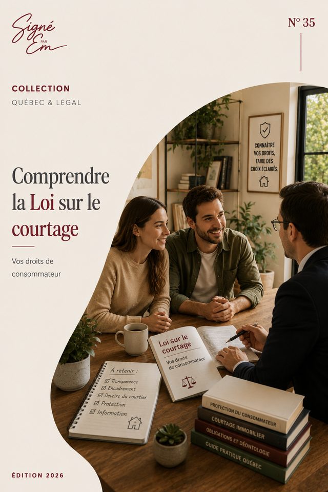 Couverture — Comprendre la Loi sur le courtage