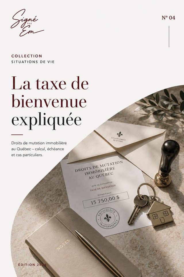 Couverture — La taxe de bienvenue expliquée
