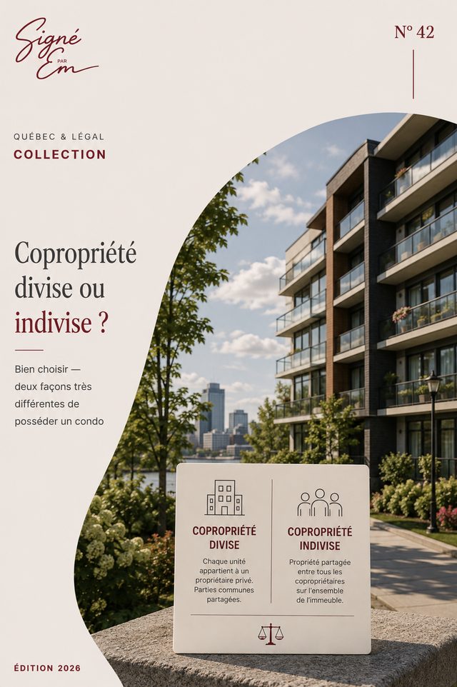 Couverture — Copropriété divise ou indivise ?