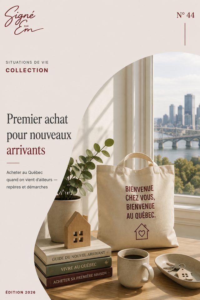 Couverture — Premier achat pour nouveaux arrivants