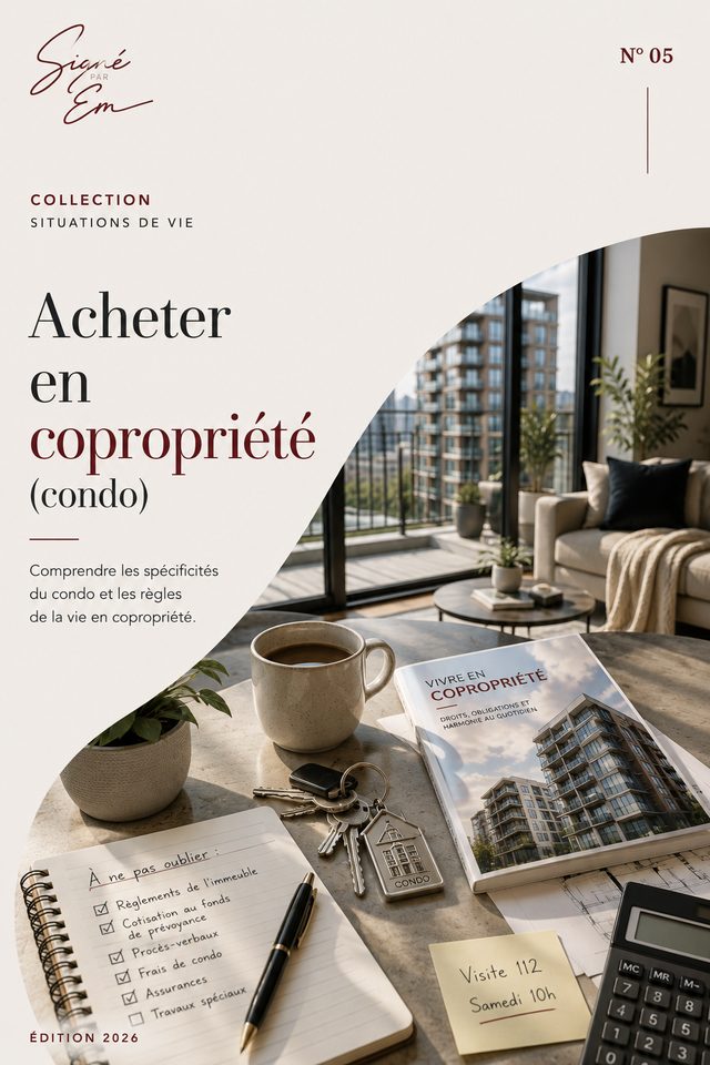 Couverture — Acheter en copropriété (condo)
