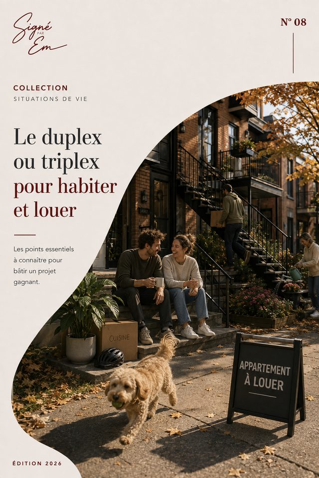 Couverture — Le duplex ou triplex pour habiter et louer